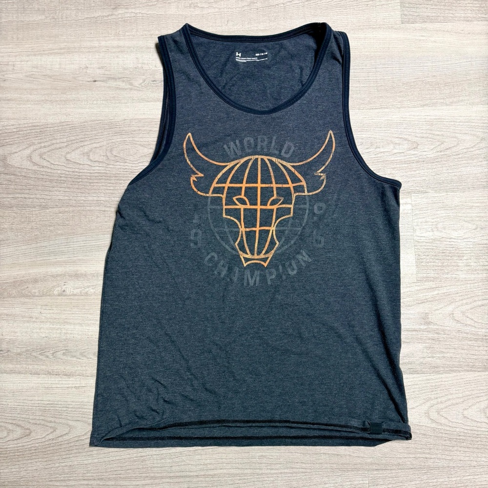 Under Armour Project Rock Charcoal Tank Top